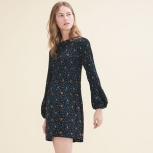 MAJE Floral Print Pleat Dress - NEW WITH TAGS